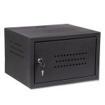 رک 4 یونیت درب فلزی اقتصادی رنگ مشکی