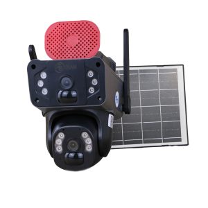 دوربین مینی اسپید دام هوشمند دو لنز سولار سیم کارتی O-Kam مدل TP12