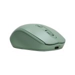 موس بی‌سیم شارژی با قابلیت اتصال بلوتوث و دانگل سبز