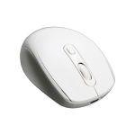 موس بی‌سیم شارژی با قابلیت اتصال بلوتوث و دانگل سفید