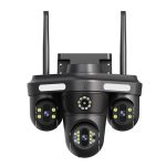 دوربین مینی اسپید دام هوشمند 3 لنز سیم کارتی اوکم مدل O-Kam QQ871B-WP-4G-AS-T