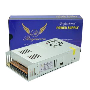 آداپتور سوئیچینگ 12 ولت 30 آمپر فلزی فن دار رایمون