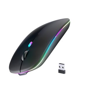 موس بی‌سیم شارژی با قابلیت اتصال بلوتوث و دانگل مدل CBA-100