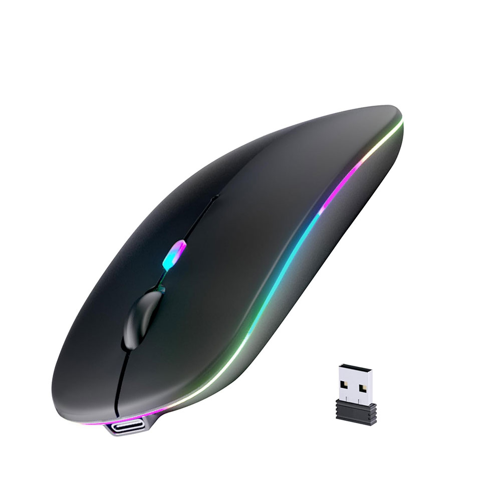 موس بی‌سیم شارژی با قابلیت اتصال بلوتوث و دانگل مدل CBA-100