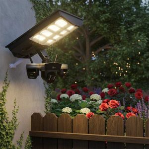 دوربین تیر چراغ برقی هوشمند 3 لنز سولار سیم کارتی اوکم مدل O-kam TL31