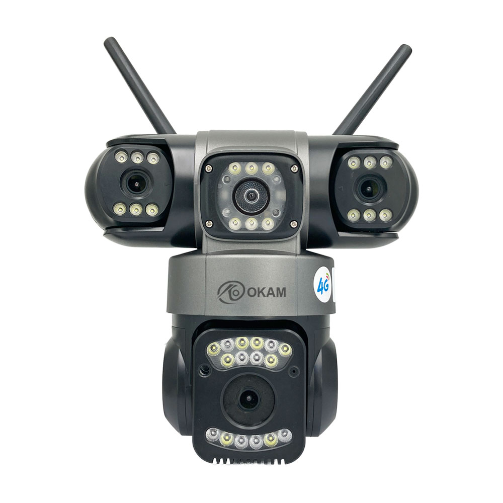 دوربین مینی اسپید دام هوشمند 3 لنز سیم کارتی اوکم مدل O-Kam SZ3-4G