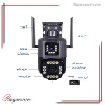دوربین مینی اسپید دام هوشمند 2 لنز سیم کارتی اوکم مدل O-Kam 816-WP-4-4G