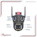 دوربین مینی اسپید دام هوشمند 3 لنز سیم کارتی اوکم مدل O-Kam 839-WP-4-4G
