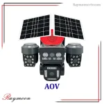 دوربین مداربسته 4 لنز 3 موتور سولار سیم کارتی با تکنولوژی AOV اوکم مدل TA14
