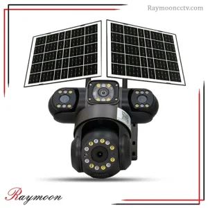 دوربین مینی اسپیددام هوشمند 3 لنز سولار سیم کارتی AOV مدل HiEasy V612