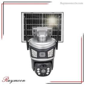 دوربین مینی اسپید دام سولار سیم کارتی دو لنز v380 مدل VCS87H-G
